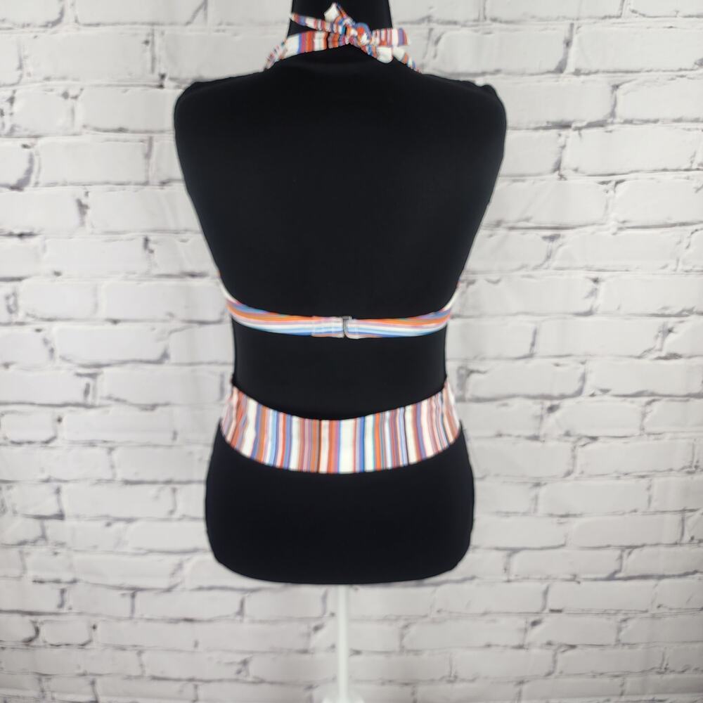 Captiva Bikini Womens L Striped top with matching bottoms - Picture 4 of 6